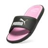 Badesandale PUMA "COOL CAT 2.0 WNS", Gr. 40,5, puma schwarz, puma weiß, pale pink, Synthetik, unifarben, sportlich, Schuhe
