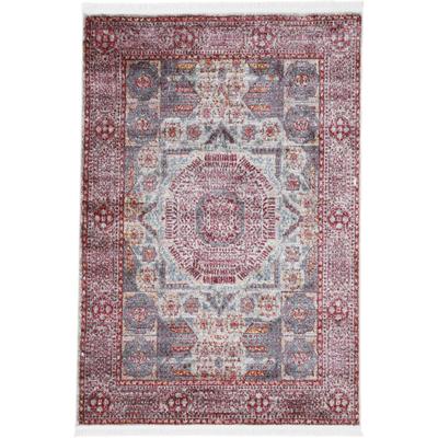 Teppich CARPETFINE "Anil", rot, B:80cm H:7mm L:150cm, Polypropylen, Teppiche, Vintage Orient Look, Wohnzimmer Image