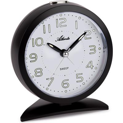 Quarzwecker ATLANTA "2123-7", schwarz, Wecker