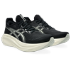 Laufschuh ASICS "GEL-NIMBUS 27", Gr. 43,5, schwarz, lake grau, Textil, sportlich, Schuhe