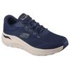 Sneaker SKECHERS "ARCH FIT 2.0", Herren, Gr. 39, blau (navy), Textil, sportlich, Schuhe, Trainingsschuh, Schnürschuh mit komfortabler Innensohle
