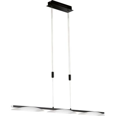 FISCHER & HONSEL Pendelleuchte "Kop", beige (sandschwarz, länge 114 cm mit 3 led, strahlern), B:8,00cm L:114,00cm, Lampen, langlebige LED, dimmbar Image