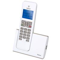 PROFOON Schnurloses DECT-Telefon PDX-8400TE - DECT-Telefon mit 1 Mobilteil, grau (weiß, grau), Stationärtelefone