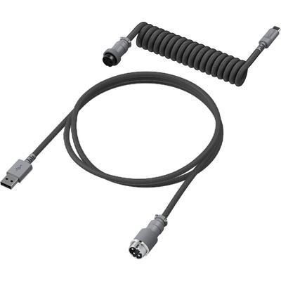 HYPERX Spiral-Verbindungskabel "USBC Coiled Cable", grau, 120cm, Kabel Image