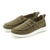 Sneaker VIVANCE "Freizeitschuh, Halbschuh", Damen, Gr. 36, grün (oliv), Obermaterial: 50% Lederimitat, 50% Textilmaterial. Futter: 100% Textilmaterial. Decksohle: 100% Textilmaterial. Laufsohle: 100% Synthetik, unifarben, Mesh, casual, Schuhe...