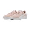 Sneaker PUMA "Court Lally Suede Sneakers Damen", Gr. 36, rosa (rose quartz weiß pink), Obermaterial: Textil, Kuhleder, Synthetik; Futter: Textil; Innensohle: Textil; Laufsohle: Gummi, Schuhe