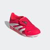 Fußballschuh ADIDAS PERFORMANCE "PREDATOR LEAGUE FOLD-OVER TONGUE KIDS FG", Gr. 37, rot (lucid rot, cloud weiß, core schwarz), Synthetik, sportlich, Schuhe