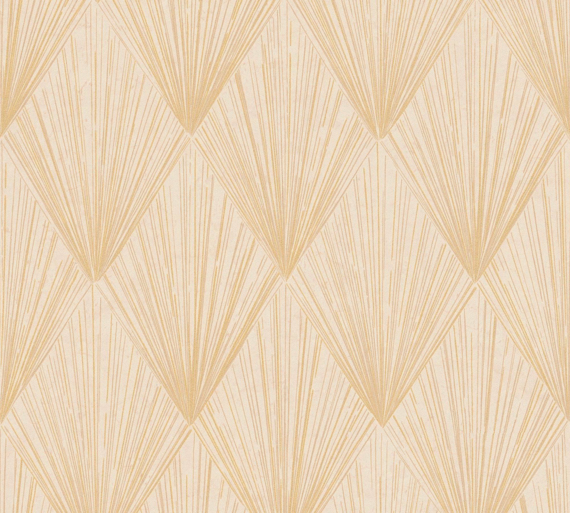 Vliestapete LIVING WALLS "Metropolitan Stories, Ava New York", gelb (goldfarben gelb creme), B:0,53m L:10,05m, Vinyl, Vlies, Tapeten, Tapete Geometrisch Tapeten Wohnzimmer Schlafzimmer Küche Design Optik