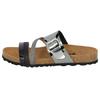 Pantolette LICO "Pantolette Bioline Fashion", Gr. 41, grau, Synthetik, Schuhe