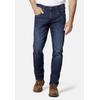 5-Pocket-Jeans HERO BY JOHN MEDOOX "Baxter Denim Relaxed Fit", Herren, Gr. 34, Länge 30, blau (dunkelblau tint), Denim/Jeans, 96% Baumwolle, 2% Polyester, 2% Elasthan, casual, straight fit lang, Jeans, Relaxed Fit Casual Clean Wash Denim Jeans für...