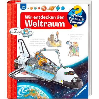 Buch RAVENSBURGER "Wieso? Weshalb? Warum?, Band 32: Wir entdecken den Weltraum", bunt, B:24,5cm H:27,8cm T:1,5cm, Bücher