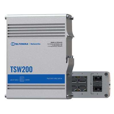 TELTONIKA Netzwerk-Switch "TSW200", eh13, B:15,00cm H:7,00cm T:17,50cm, Netzwerk-Switches