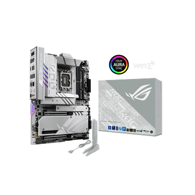 ASUS Mainboard "ROG MAXIMUS Z890 APEX", weiß, B:30,5cm H:11,2cm T:24,4cm, Mainboards