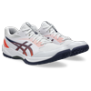 Hallenschuh ASICS "GEL-TASK 4", Gr. 42, weiß, indigo fog, Textil, Synthetik, sportlich, Schuhe, für Hallensport