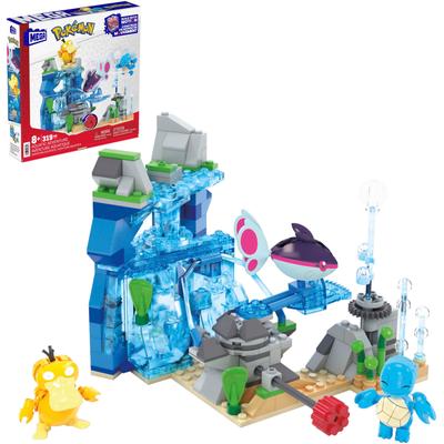 Konstruktions-Spielset MEGA "MEGA Pokémon Wasserabenteuer", bunt, Spielbausteine, Kinder, Kunststoff