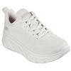 Sneaker SKECHERS "BOBS B FLEX HI-FLYING HI", Damen, Gr. 41, weiß (sanftes weiß), Textil, sportlich, Schuhe, Trainingsschuh, Schnürschuh, Freizeitschuh in veganer Verarbeitung, Topseller
