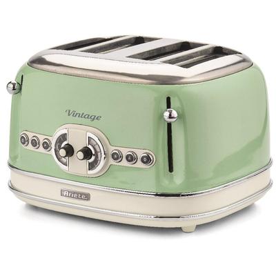 ARIETE Toaster "Vintage", grün, B:31,9cm H:20,5cm T:28,9cm, Toaster, grün