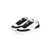 Sneaker CALVIN KLEIN JEANS "CLASSIC CUPSOLE MIX IN", Damen, Gr. 38, schwarz-weiß (weiß, schwarz), Leder, sportlich, Schuhe, Schnürschuh, Freizeitschuh, Halbschuh mit Plateausohle