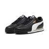 Sneaker PUMA "ROMA 24 STANDARD", Gr. 44, puma schwarz, puma weiß, smokey gray, Leder, unifarben, sportlich, Schuhe