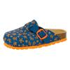 Pantolette LICO "Pantolette Bioline Clog Kids", Gr. 39, blau, Synthetik, Schuhe