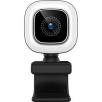 HYRICAN Webcam HYRICAN ST-CAM554 UHD Webcam 3840x2160 Pixel mit Ringlicht 12MP, weiß, Camcorder