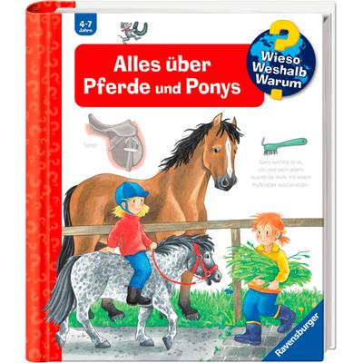 Buch RAVENSBURGER "Wieso? Weshalb? Warum?, Band 21: Alles über Pferde und Ponys", bunt, B:24,5cm H:27,8cm T:1,5cm, Bücher