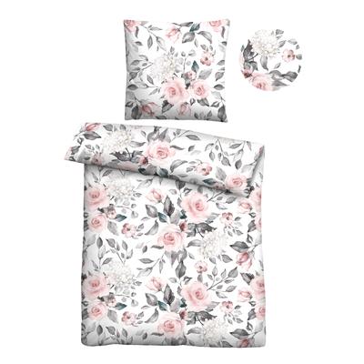 Bettwäsche "0380446", rosa (rose), B/L: 135cm x 200cm, , Fleece, B/L: 80cm x 80cm, Fleece, Obermaterial: 100% Polyester, CASTELL - MARKENBETTWÄSCHE, Bettwäsche, Nicki, kuschelig + flauschig, temperaturausgleichend, bügelfrei, RV Image