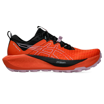 Trailrunningschuh ASICS "GEL-TRABUCO 13", Gr. 40,5, orange (nova orange, light ube), Textil, sportlich, Schuhe Modernsne