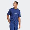 T-Shirt ADIDAS SPORTSWEAR "M LIN SJ T", Herren, Gr. M, blau (dunkelblau, weiß), Obermaterial: 100% Baumwolle, sportlich, Rundhals, Shirts