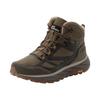 Wanderschuh JACK WOLFSKIN "TERRAVENTURE TEXAPORE MID M", Gr. 41, braun, beig, Textil, Synthetik, sportlich, Schuhe, wasserdicht