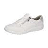 Keilsneaker WALDLÄUFER "K-IRA", Damen, Gr. 6,5, silber (weiß, silberfarben), Nappaleder, Textil, Nubukleder, sportlich, Schuhe Sneaker, Halbschuh, Komfortschuh, komfortable Weite K für den kräftigen Fuß