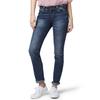 Straight-Jeans TOM TAILOR "Alexa Straight", Damen, Gr. 27, Länge 32, blau (mid stone wash), Denim/Jeans, Obermaterial: 98% Baumwolle, 2% Elasthan, unifarben, casual, gerade lang, Jeans, in 5-Pocket-Form, Topseller