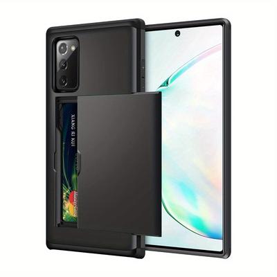 TEMU Case For Note 20 Ultra Note20 Slide Armor Wallet Card Slots Cover For Galaxy Note 20 20ultra Funda