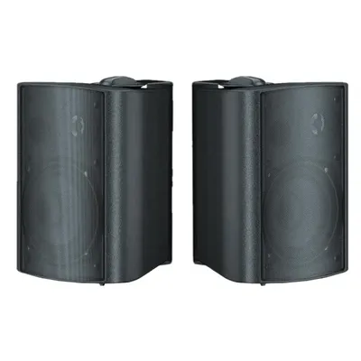 Herdio 5.25'' 2PCS 300W Outdoor Waterproof Passive Speakers All Weather Wall Mount System For Garage