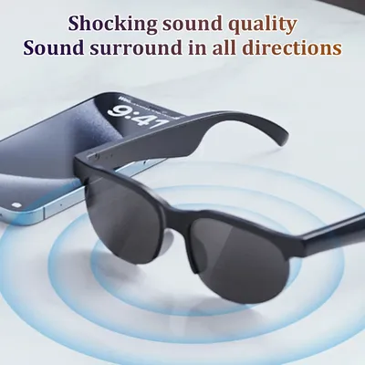 XG88 Smart Gläser Kopfhörer IPX5 Wasserdichte Open-Ear Wireless Headset Audio Anruf Stereo Bluetooth Kopfhörer Für iPhone Xiaomi Image