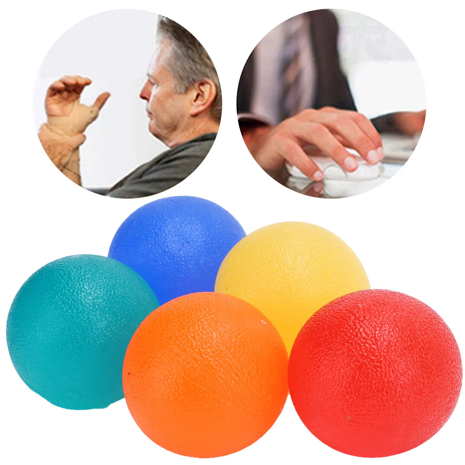 5Pcs Arthritis Schmerzen Relief Ball Runde Hand Übung Bälle Arthritis Schmerzen Relief Stress Relief Ball Finger Widerstand Ball Image