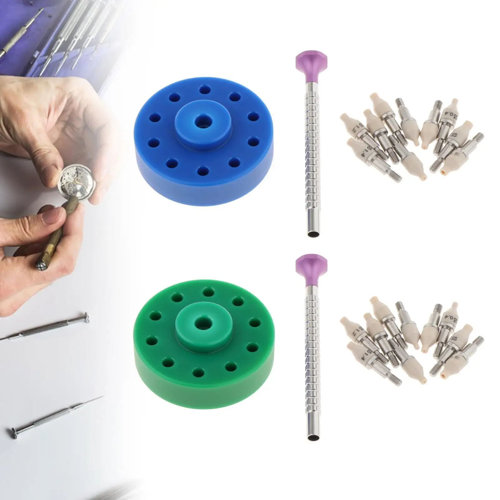 Uhr Hand presser, Hande in stellung Werkzeug Metall Uhren hersteller 10 Größen Tipps Uhr Reparatur werkzeug Uhr Hand beschlag für die Installation