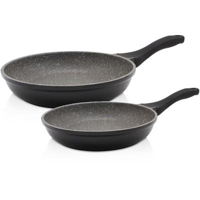 Pfannen-Set KRÜGER "Barcelona", schwarz, Pfannen, Ø 24/28 cm, Induktion Image