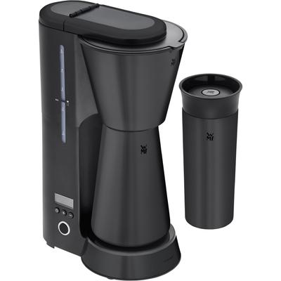 WMF Filterkaffeemaschine "KÜCHENminis, Aroma Thermo to go Deep Black", schwarz, 0,625 l, 5 Tasse(n), Kaffeemaschinen, Abschaltautom., Cromargan, inkl. Thermokanne und Thermo-Trinkbecher Image