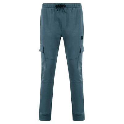 Sweatpants Veyle Multi-Pocket Cargo Style Cuffed Joggers in Dark Slate / S - Tokyo Laundry