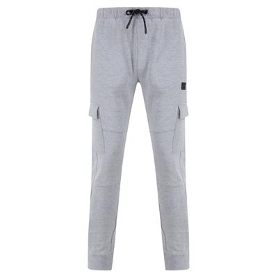 Sweatpants Veyle Multi-Pocket Cargo Style Cuffed Joggers in Light Grey Marl / XXL - Tokyo Laundry