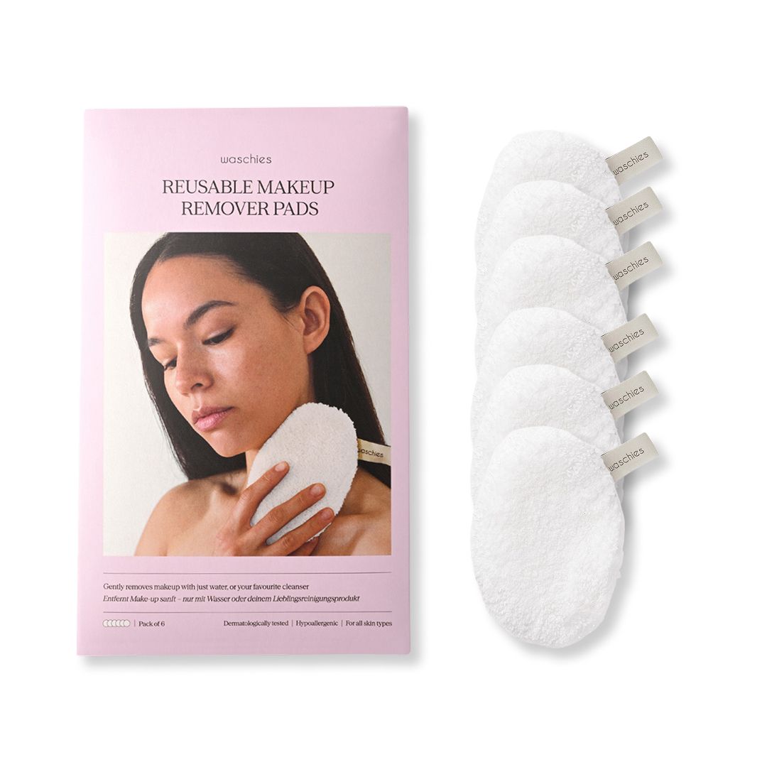 waschies tamponi struccanti sostenibili “White Edition” 6 pz Cure del