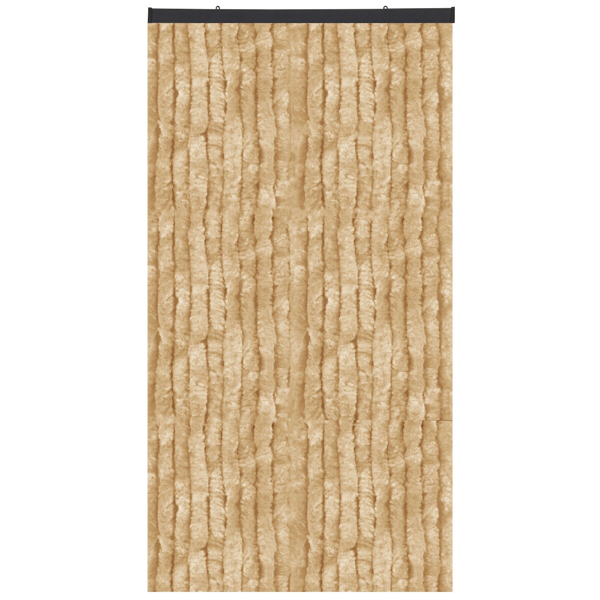 Arsvita Flauschvorhang 80x200 cm Unistreifen beige Image