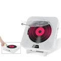Lettore CD portatile Altoparlante Bluetooth Lettori CD stereo Schermo LED Lettore musicale CD montabile a parete con jack per cuffie da 3,5 mm