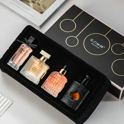 Original Women Perfume 105ml Gift Box Four Piece Set Fresh Lasting Fragrance Eau De Parfum Plant