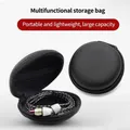 Custodia per auricolari Custodia rigida per mini borsa da trasporto in PU per auricolari cablati Accessori per cuffie Auricolari Scheda di memoria Cavo USB