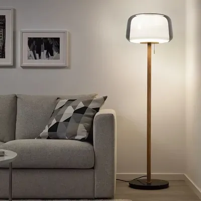 Modern Creative Glass Floor Lamp Simple Sofa Side Decorative Lighting Living Room Bedroom Bedside Lamp LED Reading Desk Light