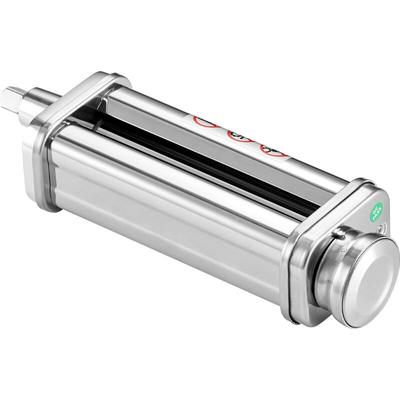 Mophorn - Nudelaufsatz für KitchenAid-Mixer, Edelstahlblechwalze, Nudelmaschine mit 8-fach Image