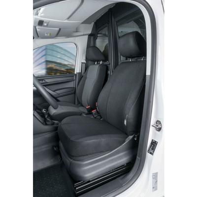 Walser - Passform Sitzbezug aus Stoff kompatibel mit vw Caddy, Einzelsitz vorne Image