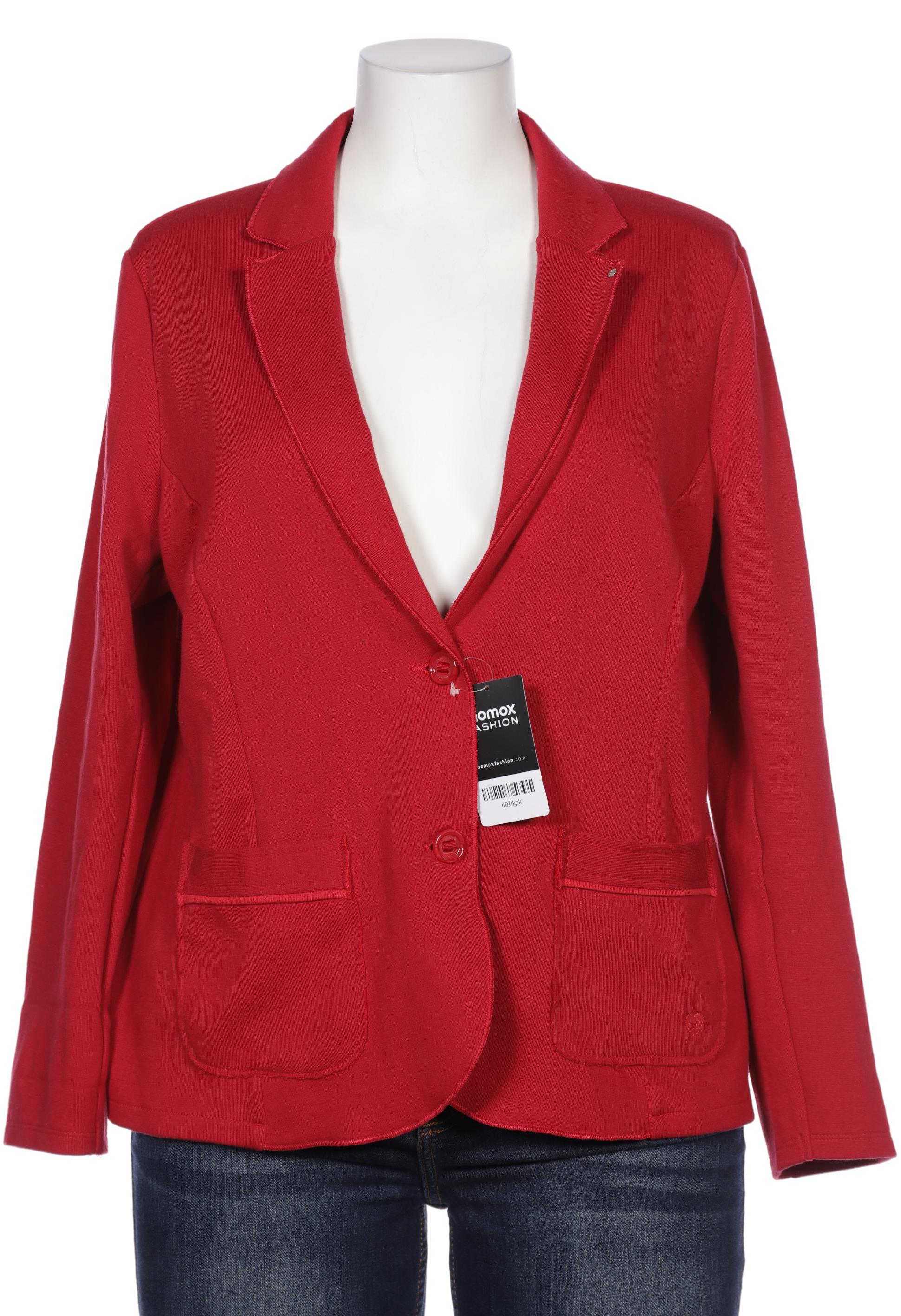 Tom Tailor Damen Blazer, Gr. 48, rot, Baumwolle, Synthetik Image